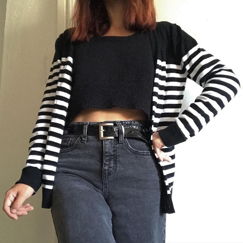 striped cardigan 🌙